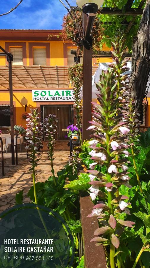 Hostal Restaurante Solaire Castañar de Ibor Dış mekan fotoğraf